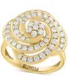 Effy Collection Diamond Ring (1-1/20 Ct. T.w.) In 14k Yellow Gold In Gold