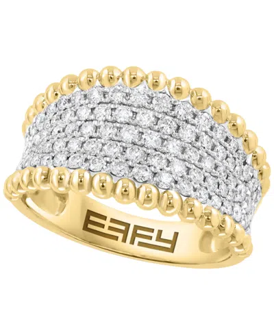 Effy Collection Diamond Ring (1-1/6 Ct. T.w.) In 14k Yellow Gold
