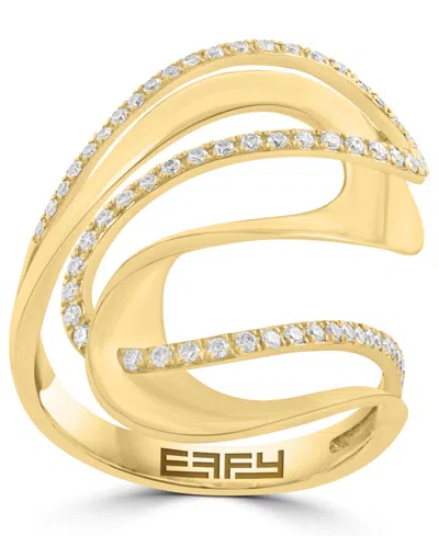 Effy Collection Diamond Ring (1/3 Ct. T.w.) In 14k Yellow Gold