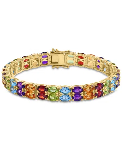 Effy Collection Effy Amethyst Tennis Bracelet (25-1/3 Ct. T.w.) In Sterling Silver. (also Available In Citrine & Blu In Gold Over Silver