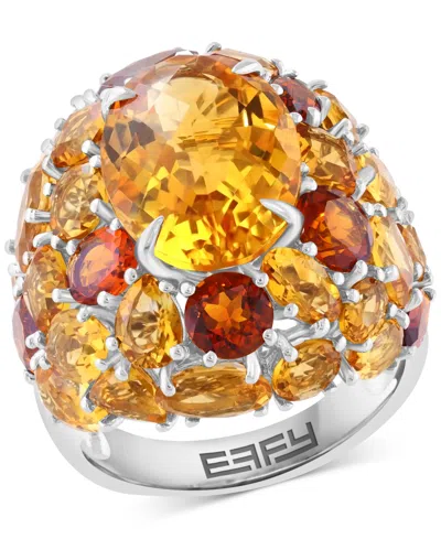 Effy Collection Effy Citrine (5-1/2 Ct. T.w.) Oval Ring In Sterling Silver