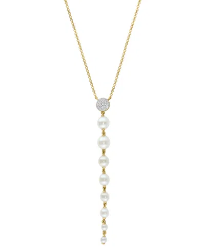 Effy Collection Effy Cultured Freshwater Pearl (2-1/2 In Gold