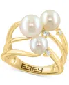Effy Collection Effy Cultured Freshwater Pearl (5-1/2 In Gold
