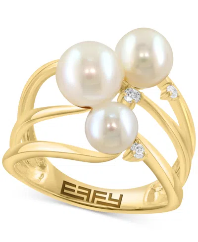 Effy Collection Effy Cultured Freshwater Pearl (5-1/2 In Gold