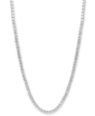 Effy Collection Effy Diamond 18" Tennis Necklace (5-1/10 Ct. T.w.) In 14k White Gold