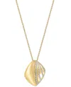 EFFY COLLECTION EFFY DIAMOND ABSTRACT 18" PENDANT NECKLACE (1/2 CT. T.W.) IN 14K GOLD