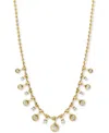 Effy Collection Effy Diamond Dangle 18" Collar Necklace (1-1/5 Ct. T.w.) In 14k Gold In Yellow Gol