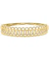 Effy Collection Effy Diamond Intertwined Loop Bangle Bracelet (1-1/2 Ct. T.w.) In 14k Gold