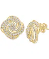 Effy Collection Effy Diamond Love Knot Stud Earrings (7/8 Ct. T.w.) In 14k Gold In Gold