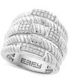 Effy Collection Effy Diamond Multi-row Statement Ring (1/3 Ct. T.w.) In Sterling Silver In Silver