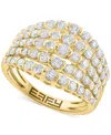 Effy Collection Effy Diamond Multirow Statement Ring (1-7/8 Ct. T.w.) In 14k Gold
