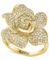 EFFY COLLECTION EFFY DIAMOND PAVE PETAL ROSE STATEMENT RING (1-1/8 CT. T.W.) IN 14K GOLD