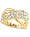 Effy Collection Effy Diamond Sculptural Band Ring (1/2 Ct. T.w.) In 14k Gold In Yellow Gol