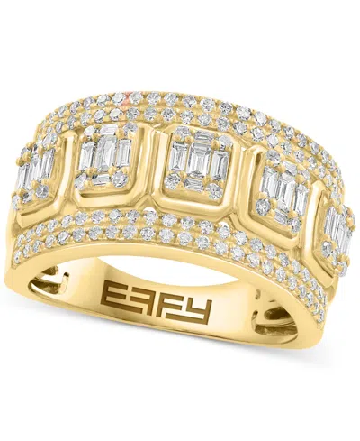 Effy Collection Effy Diamond Statement Ring (3/4 Ct. T.w.) In 14k Yellow Gold