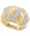 Effy Collection Effy Diamond Statement Ring (5/8 Ct. T.w.) In 14k Yellow Gold