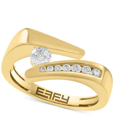 Effy Collection Effy Diamond Tension-set Bypass Ring (1/3 Ct. T.w.) In 14k Gold