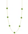 Effy Collection Effy Dyed Jade Bead Collar Necklace In 14k Gold In Yellow Gold