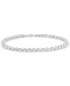 Effy Collection Effy Lab Grown Diamond Tennis Bracelet (3 Ct. T.w.) In 14k White Gold In Gold