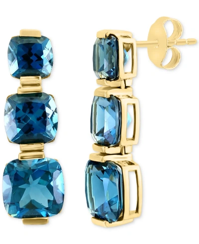 Effy Collection Effy London Blue Topaz Graduated Drop Earrings