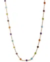 Effy Collection Effy Mosaic Collection Multi-gemstone Link Collar Necklace (9 Ct. T.w.) In 14k Gold. (also Available In Multi Stone