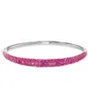 Effy Collection Effy Ruby Graduated Bangle Bracelet (5-1/20 Ct. T.w.) In Sterling Silver (also Available In Pink Sap In Pink Sapphire