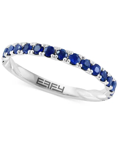 Effy Collection Effy Ruby Stack Band (1/2 Ct. T.w.) In 14k Rose Gold-plated Sterling Silver (also Available In Emera In Sapphire