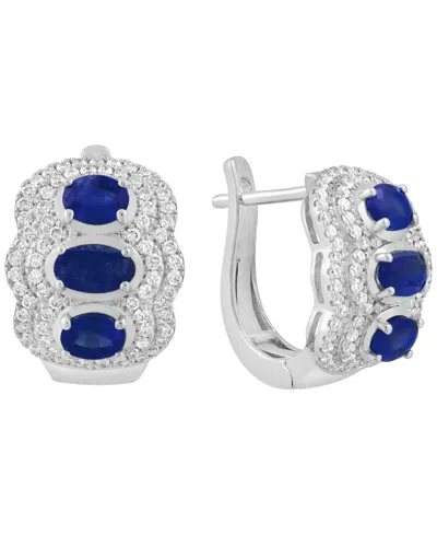 Effy Collection Emerald (1-1/4 Ct. T.w.) & Diamond (5/8 Ct. T.w.) Earrings In 14k Yellow Gold