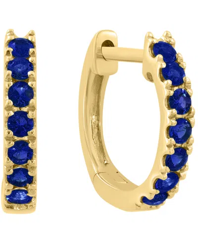 Effy Collection Emerald (1/3 Ct. T.w.) Earrings In 14k Yellow Gold (also Available In Sapphire)