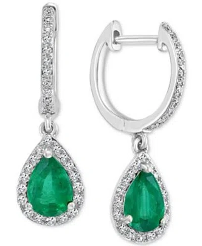 Effy Collection Emerald Diamond Pendant Necklace Drop Earrings Collection Also Available In 14k Gold White Gold Ster