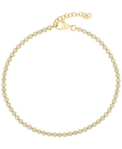 Effy Collection Lab Grown Diamond Bracelet (2-7/8 Ct. T.w.) In 14k Yellow Gold