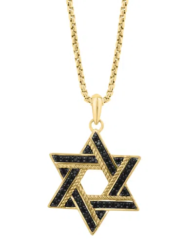 Effy Collection Men's Spinel Pendant Necklace (1-1/8 Ct. T.w.) In Gold Over Silver In Multi