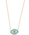 Effy Collection Multi-gemstones (7/8 Ct. T.w.) Pendant Necklace In 14k Yellow Gold In Gold