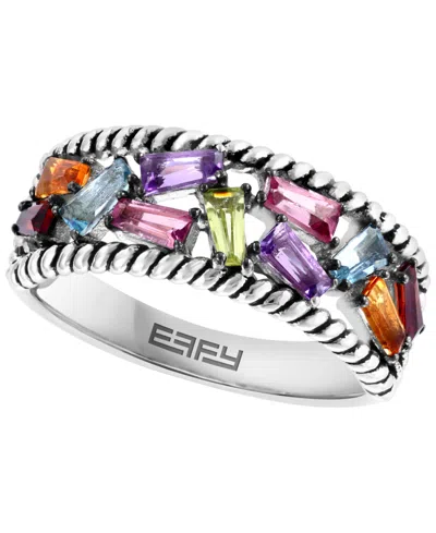 Effy Collection Multi-gemstone (1-5/24 Ct. T.w.) Ring In Silver
