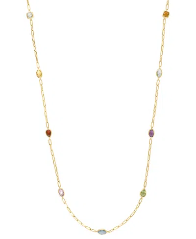 Effy Collection Multi-gemstone (2-5/8 Ct. T.w.) Necklace In 14k Yellow Gold