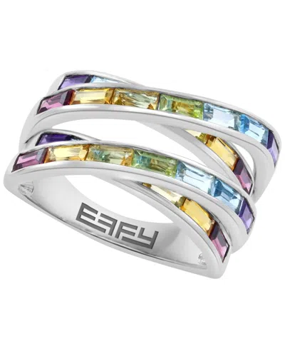 Effy Collection Multi-gemstone Ring (2-5/8 Ct. T.w.) In Sterling Silver