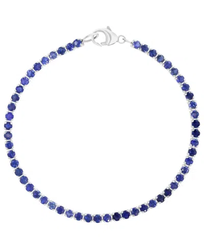 Effy Collection Ruby (4.2 Ct. T.w.) Bracelet In Sterling Silver (also Available In Sapphire) In Blue