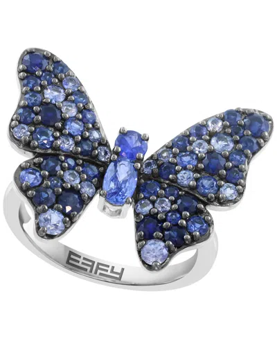 Effy Collection Sapphire (5-1/2 Ct. T.w.) Ring In Sterling Silver