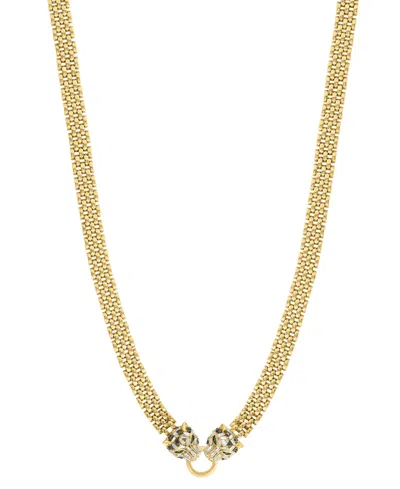 Effy Collection White & Black Diamond Necklace (7/8 Ct. T.w.) In 14k Yellow Gold