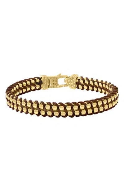 Effy Cord Wrapped Chain Bracelet In Gold