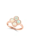 Effy Diamond & Ethiopian Opal Ring In Gold
