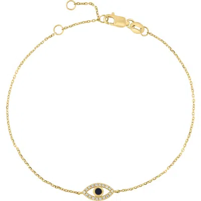 Effy Diamond & Onyx Pavè Eye Chain Necklace In Black