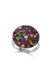 Effy Diamond & Tsavorite Ring In Multi