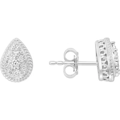 Effy Diamond Earrings In White