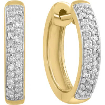 Effy Diamond Hoop Earrings In Gold