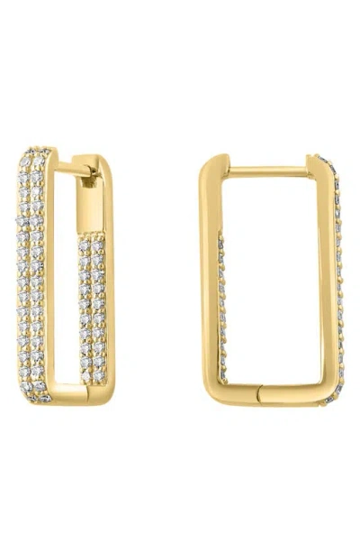 Effy Diamond Huggie Hoop Earrings In Gold