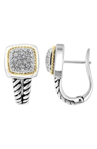 Effy Diamond Pavé Earrings In Metallic