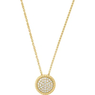 Effy Diamond Pendant Necklace In Gold