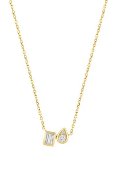 Effy Diamond Pendant Necklace In Gold