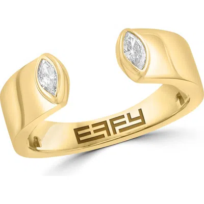 Effy Diamond Ring In Metallic