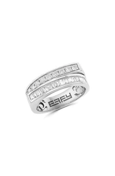 Effy Diamond Ring In White